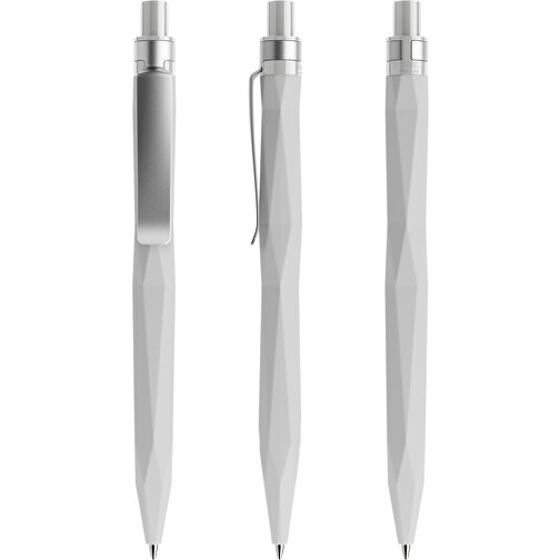 Prodir QS20 Soft Touch PRS Push Kugelschreiber , Prodir, zementgrau / silber, Kunststoff/Metall, 14,10cm x 1,60cm (Länge x Breite), Bild 6