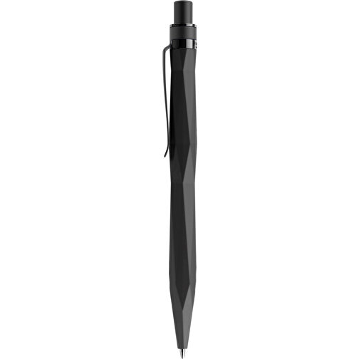 Prodir QS20 Soft Touch PRS Push Kugelschreiber , Prodir, schwarz / schwarz satiniert, Kunststoff/Metall, 14,10cm x 1,60cm (Länge x Breite), Bild 2