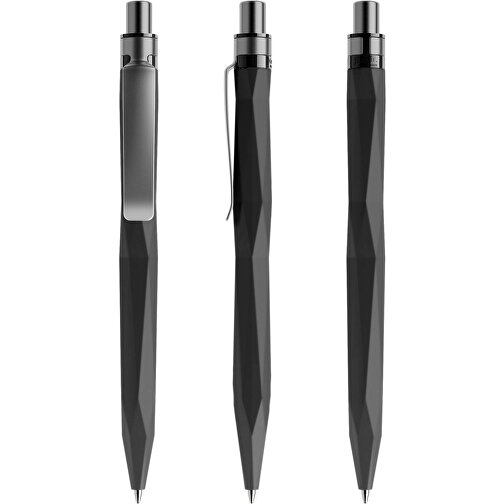 Prodir QS20 Soft Touch PRS Push Kugelschreiber , Prodir, schwarz / graphit satiniert, Kunststoff/Metall, 14,10cm x 1,60cm (Länge x Breite), Bild 6