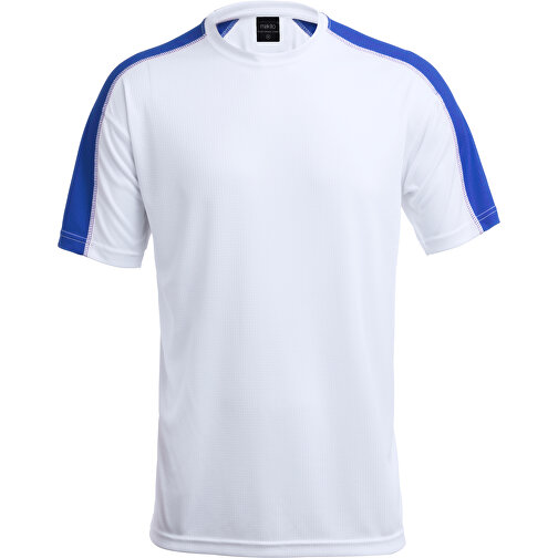 Erwachsene T-Shirt TECNIC DINAMIC COMBY , weiss/blau, 100% Polyester 135 g/ m2, L, , Bild 1