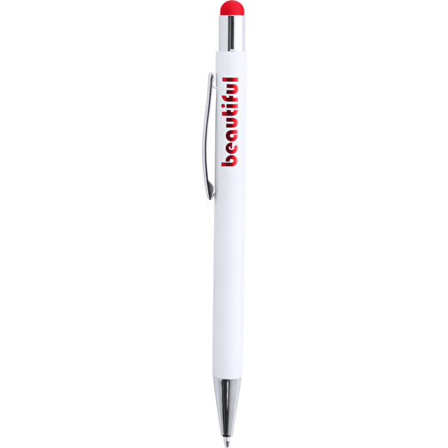 Kugelschreiber Pointer WONER , rot, Aluminium, 14,20cm (Breite), Bild 1