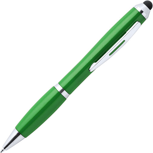 Kugelschreiber Pointer ZERIL , grün, Kunststoff, 14,00cm (Breite), Bild 2