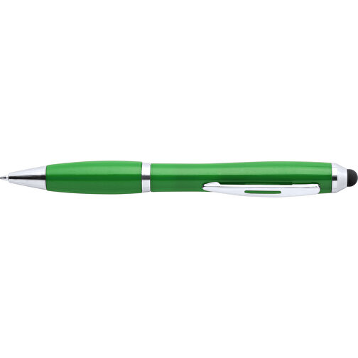 Kugelschreiber Pointer ZERIL , grün, Kunststoff, 14,00cm (Breite), Bild 3