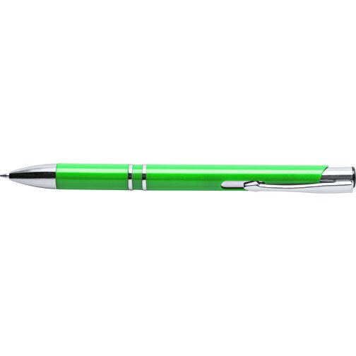 Kugelschreiber YOMIL , grün, Kunststoff, 13,70cm (Breite), Bild 3