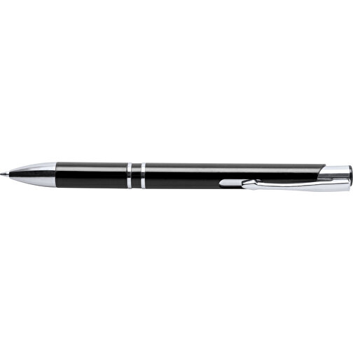 Kugelschreiber YOMIL , schwarz, Kunststoff, 13,70cm (Breite), Bild 3