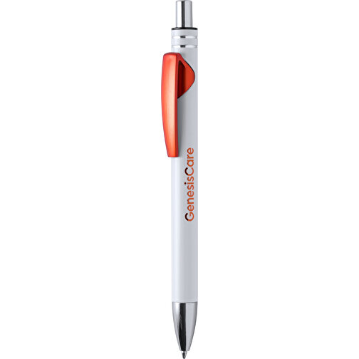 Kugelschreiber WENCEX , orange, Aluminium, 14,10cm (Breite), Bild 1