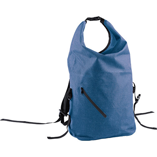 Wasserdichte Rückentasche Polyester 300D 20-22L , blau, PolJater, 30,00cm x 38,00cm x 18,00cm (Länge x Höhe x Breite), Bild 1