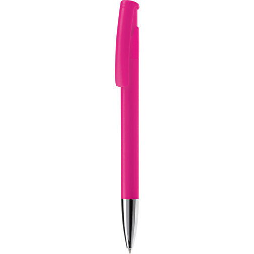 Kugelschreiber Avalon Hardcolour Mit Metallspitze , rosa, ABS & Metall, 14,60cm (Länge), Bild 1