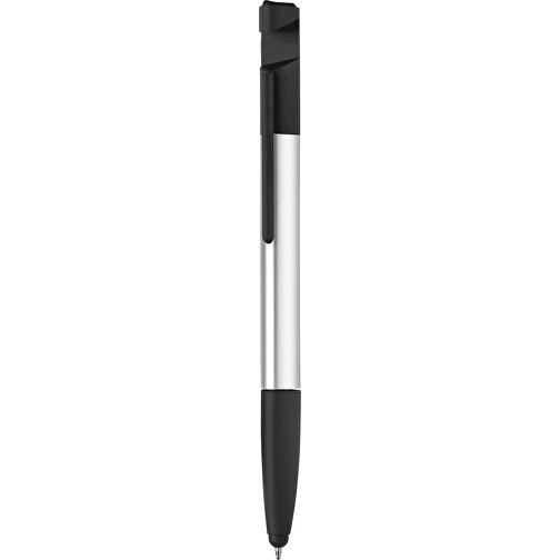 Multifunktionaler Kugelschreiber 6-in-1 , silber, Aluminium, 15,70cm (Länge), Bild 1
