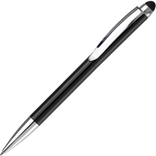 Kugelschreiber Modena Stylus , schwarz, Aluminium, 14,70cm (Länge), Bild 2