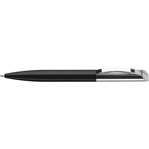Kugelschreiber Seattle Metall , schwarz, Messing & Metall, 14,00cm (Länge), Bild 3
