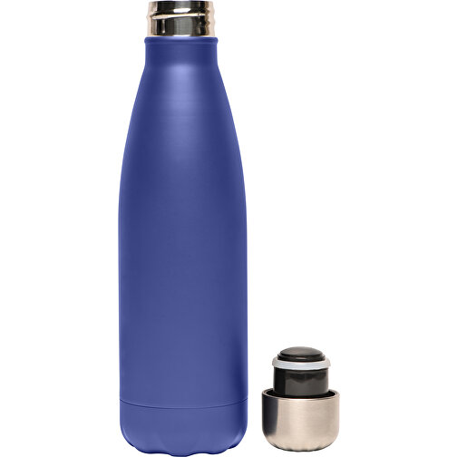 Flasche Swing 500ml , dunkelblau, Edelstahl, 25,30cm (Höhe), Bild 1
