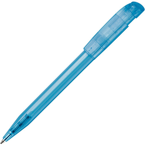 Kugelschreiber S45 Clear Transparent , transparent hellblau, ABS, 13,80cm (Länge), Bild 2