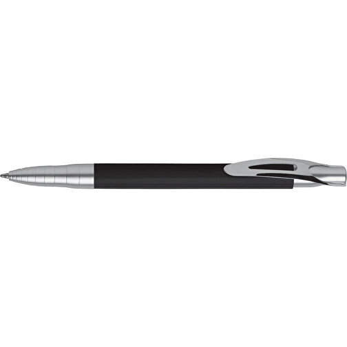 Kugelschreiber Buenos Aires , schwarz, Aluminium & Metall, 14,00cm (Länge), Bild 3