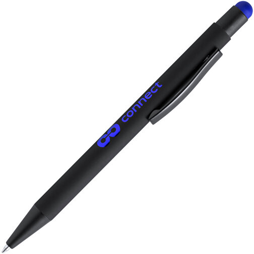 Kugelschreiber Pointer YARET , blau, Aluminium, 14,20cm (Breite), Bild 2