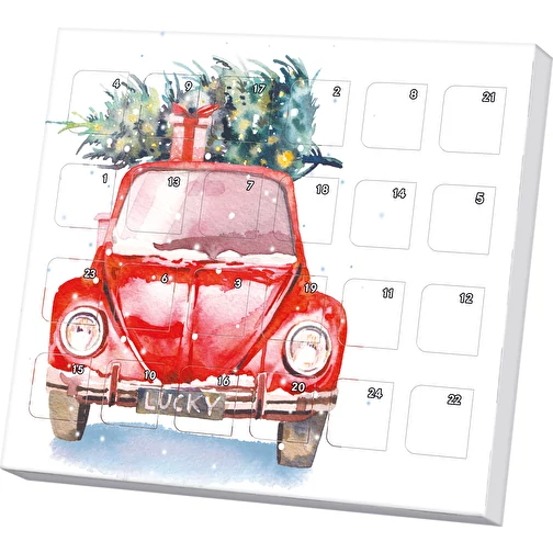Calendrier de l\'Avent XS avec boules croustillantes au chocolat au lait Brandt, Image 1