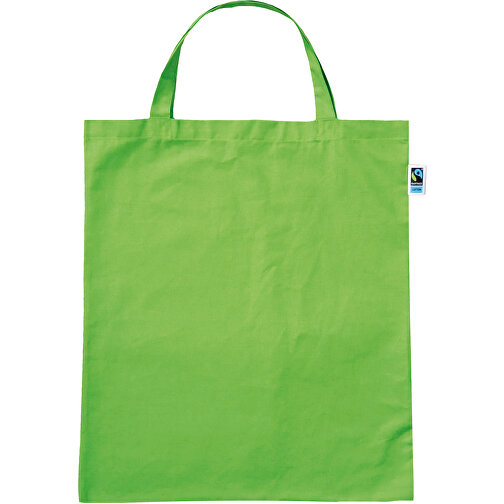 Tasche Aus Baumwolle , hellgrün, 100 % Baumwolle, 39,00cm x 27,00cm x 56,00cm (Länge x Höhe x Breite), Bild 1