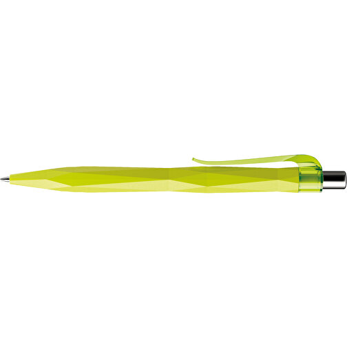 Prodir QS20 PMT Push Kugelschreiber , Prodir, gelbgrün / silber poliert, Kunststoff/Metall, 14,10cm x 1,60cm (Länge x Breite), Bild 5