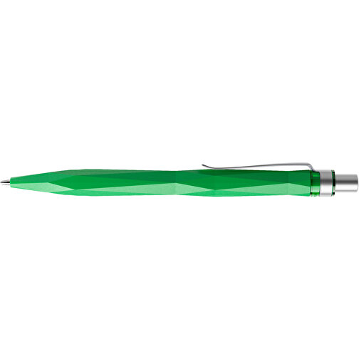 Prodir QS20 PMS Push Kugelschreiber , Prodir, hellgrün / silber satiniert, Kunststoff/Metall, 14,10cm x 1,60cm (Länge x Breite), Bild 5
