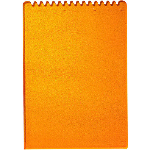 Eiskratzer 'Rechteck' , trend-orange PS, Kunststoff, 14,70cm x 0,30cm x 10,30cm (Länge x Höhe x Breite), Bild 1