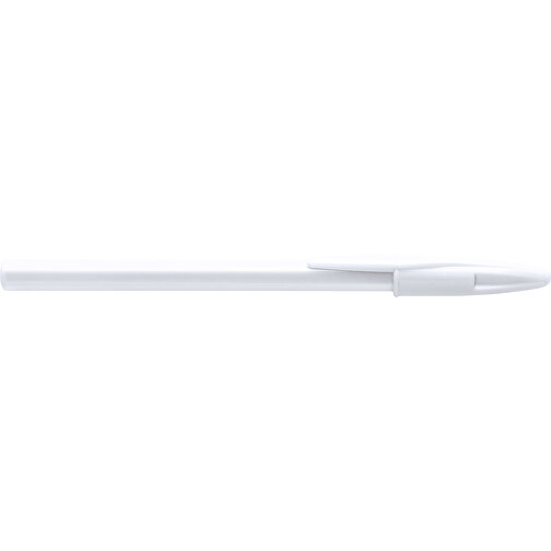 Kugelschreiber UNIVERSAL , weiß, ABS, 14,50cm (Breite), Bild 3
