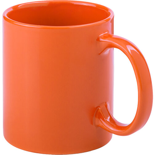 Tasse ZIFOR , orange, Keramik, 9,80cm (Breite), Bild 1