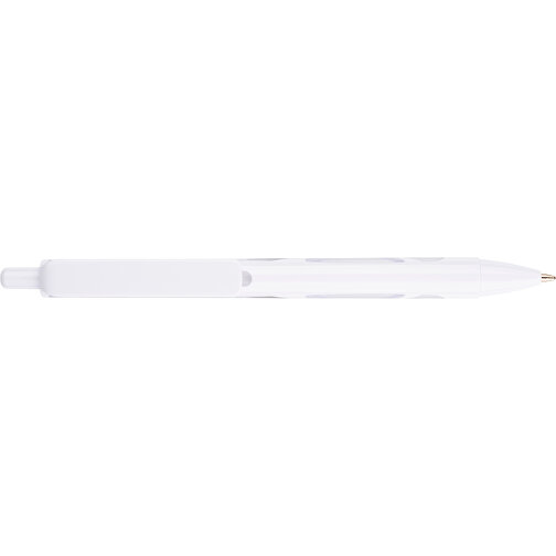 Kugelschreiber Favour Weiß , Promo Effects, weiß / transparent, Kunststoff, 14,20cm (Länge), Bild 7