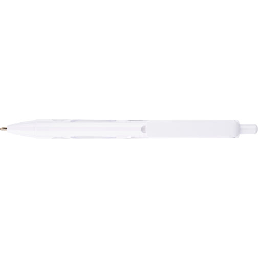 Kugelschreiber Favour Weiß , Promo Effects, weiß / transparent, Kunststoff, 14,20cm (Länge), Bild 8