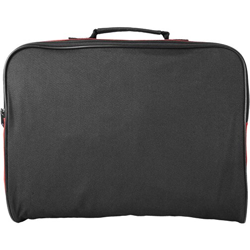 Florida Konferenztasche 7L , schwarz / rot, 600D Polyester, 39,50cm x 27,00cm x 7,50cm (Länge x Höhe x Breite), Bild 4