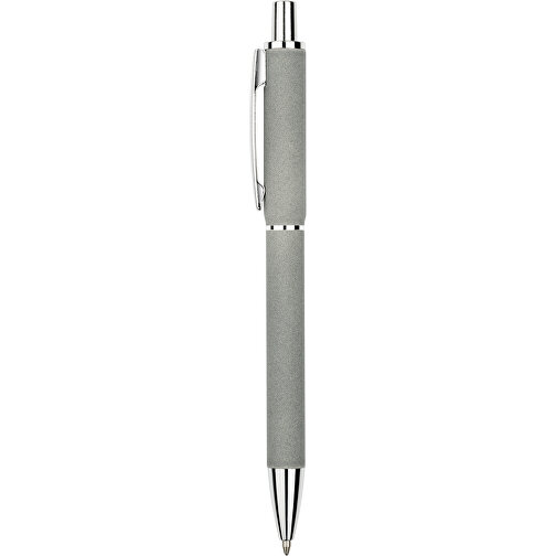 Kugelschreiber Sand , Promo Effects, grau, Aluminium, 14,00cm x 1,00cm (Länge x Breite), Bild 3