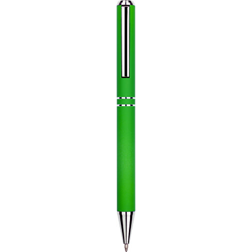 Kugelschreiber Lagos Matt , Promo Effects, grün, Aluminium, 14,60cm x 1,10cm (Länge x Breite), Bild 2