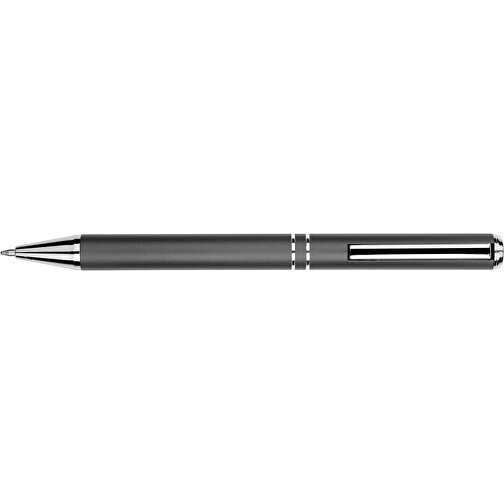 Kugelschreiber Lagos Metallic , Promo Effects, grau, Aluminium, 14,70cm x 2,10cm (Länge x Breite), Bild 6