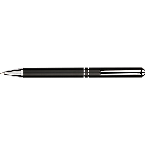 Kugelschreiber Lagos Metallic , Promo Effects, schwarz, Aluminium, 14,70cm x 2,10cm (Länge x Breite), Bild 6