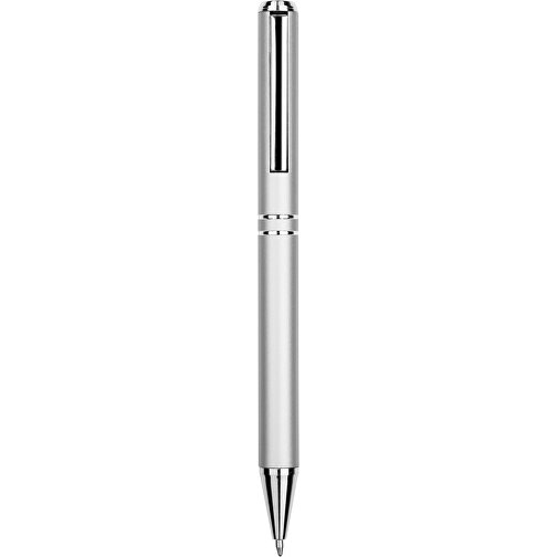 Kugelschreiber Lagos Metallic , Promo Effects, silber, Aluminium, 14,70cm x 2,10cm (Länge x Breite), Bild 2