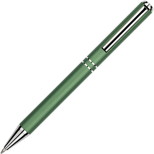 Kugelschreiber Lagos Metallic , Promo Effects, grün, Aluminium, 14,70cm x 2,10cm (Länge x Breite), Bild 5