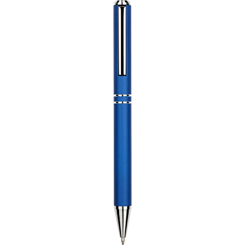 Kugelschreiber Lagos Metallic , Promo Effects, blau, Aluminium, 14,70cm x 2,10cm (Länge x Breite), Bild 2