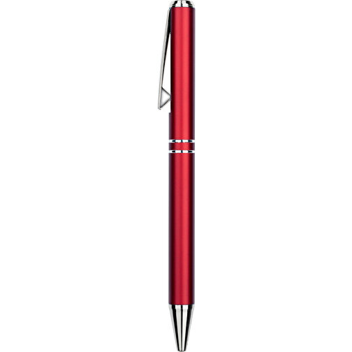 Kugelschreiber Lagos Metallic , Promo Effects, rot, Aluminium, 14,70cm x 2,10cm (Länge x Breite), Bild 3