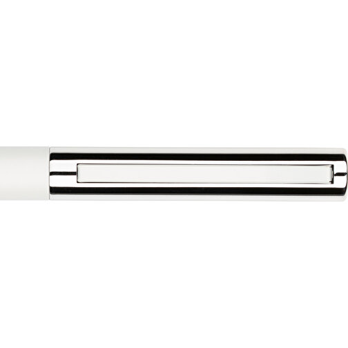 Kugelschreiber Marokko , Promo Effects, silber-weiß, Aluminium, 14,30cm x 1,20cm (Länge x Breite), Bild 10