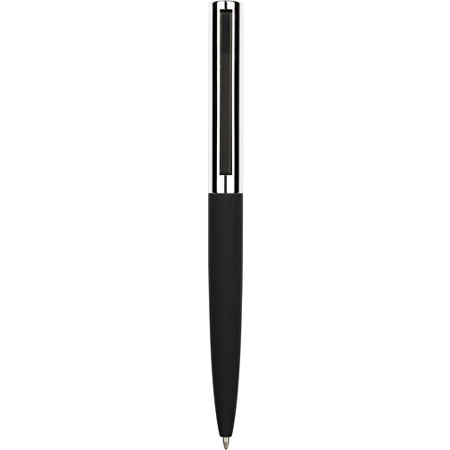 Kugelschreiber Marokko , Promo Effects, silber-schwarz, Aluminium, 14,30cm x 1,20cm (Länge x Breite), Bild 5