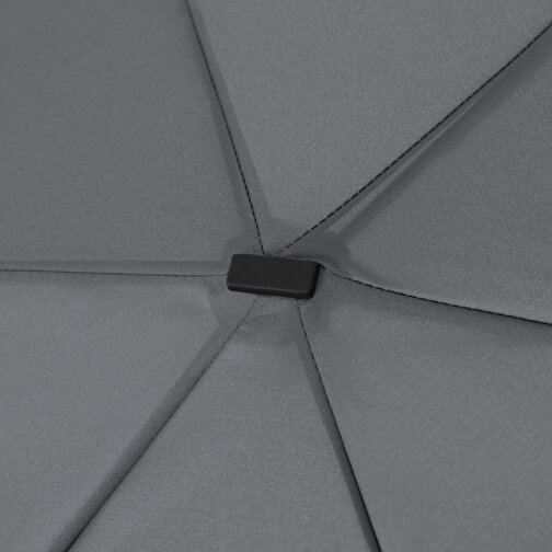 Doppler Regenschirm Hit Mini Flach , doppler, grau, Polyester, 23,00cm (Länge), Bild 3