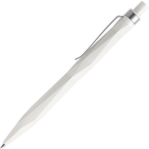 Prodir QS20 PMS Push Kugelschreiber , Prodir, weiß, Kunststoff/Metall, 14,10cm x 1,60cm (Länge x Breite), Bild 4