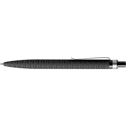 Prodir QS03 Soft Touch PRS Push Kugelschreiber , Prodir, schwarz/silber, Kunststoff/Metall, 14,10cm x 1,60cm (Länge x Breite), Bild 5