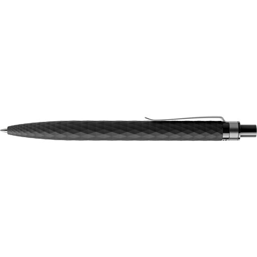 Prodir QS01 Soft Touch PRS Push Kugelschreiber , Prodir, schwarz/graphit, Kunststoff/Metall, 14,10cm x 1,60cm (Länge x Breite), Bild 5