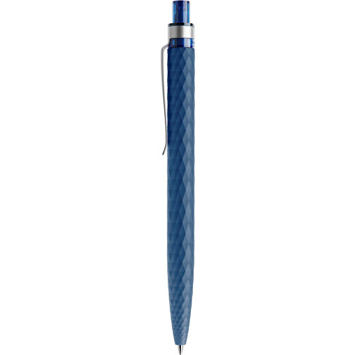 Prodir QS01 Soft Touch PRS Push Kugelschreiber , Prodir, sodalithblau/silber, Kunststoff/Metall, 14,10cm x 1,60cm (Länge x Breite), Bild 2