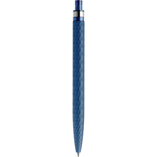 Prodir QS01 Soft Touch PRS Push Kugelschreiber , Prodir, sodalithblau/silber, Kunststoff/Metall, 14,10cm x 1,60cm (Länge x Breite), Bild 3