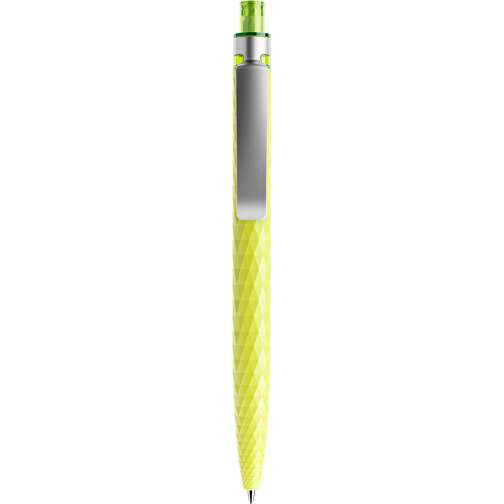 Prodir QS01 PMS Push Kugelschreiber , Prodir, gelbgrün, Kunststoff/Metall, 14,10cm x 1,60cm (Länge x Breite), Bild 1