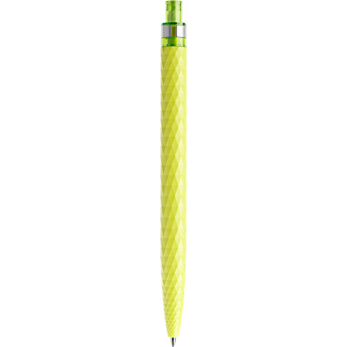 Prodir QS01 PMS Push Kugelschreiber , Prodir, gelbgrün, Kunststoff/Metall, 14,10cm x 1,60cm (Länge x Breite), Bild 3