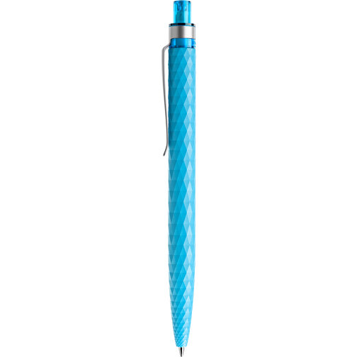 Prodir QS01 PMS Push Kugelschreiber , Prodir, cyanblau, Kunststoff/Metall, 14,10cm x 1,60cm (Länge x Breite), Bild 2