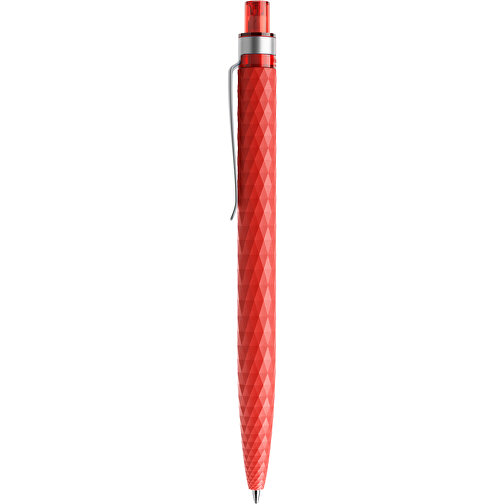 Prodir QS01 PMS Push Kugelschreiber , Prodir, rot, Kunststoff/Metall, 14,10cm x 1,60cm (Länge x Breite), Bild 2