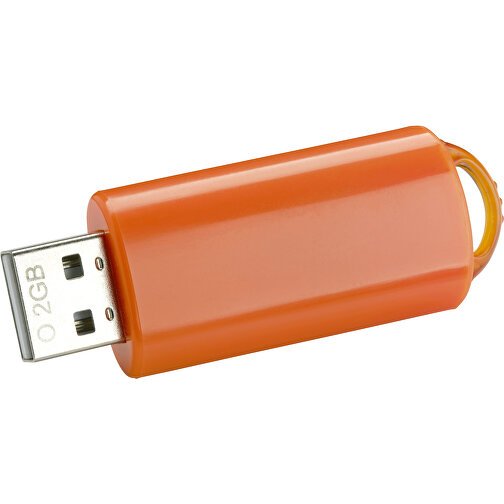 USB-Stick SPRING 3.0 16GB , Promo Effects MB , orange MB , 16 GB , Kunststoff MB , 10 - 45 MB/s MB , 5,80cm x 1,20cm x 2,10cm (Länge x Höhe x Breite), Bild 1